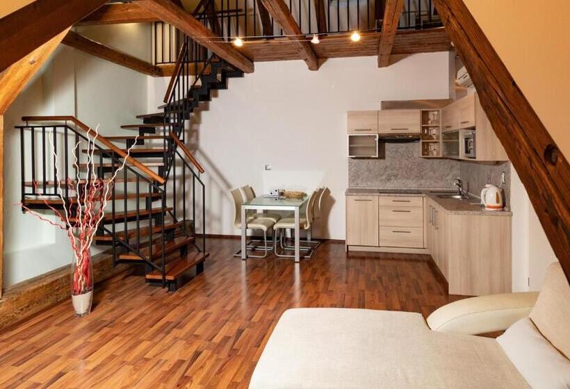 带2个卧室的公寓, Residence U černé Věže české Budějovice