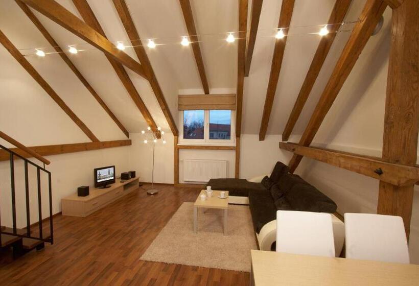 ２ベッドルームアパートメント, Residence U černé Věže české Budějovice