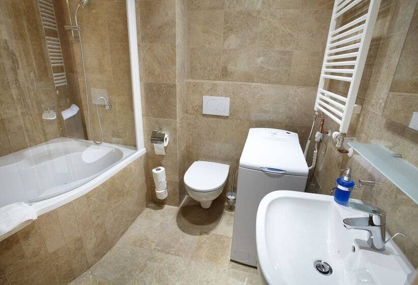 带1个卧室的带阳台的公寓, Residence U černé Věže české Budějovice