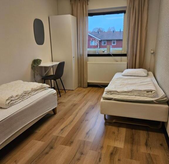Quarto Estandar Banheiro Compartilhado, Saxvikens Vandrarhem