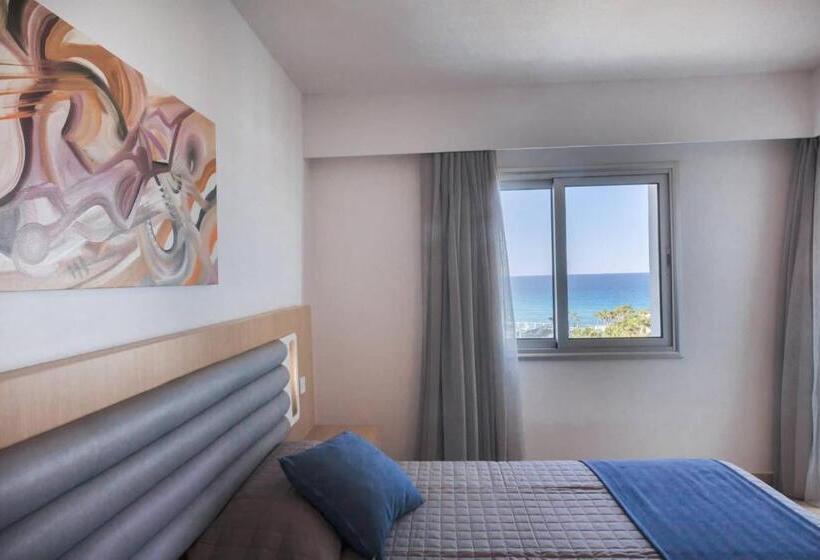 带1个卧室的带海景的公寓, Vrissaki Hotel Apartments