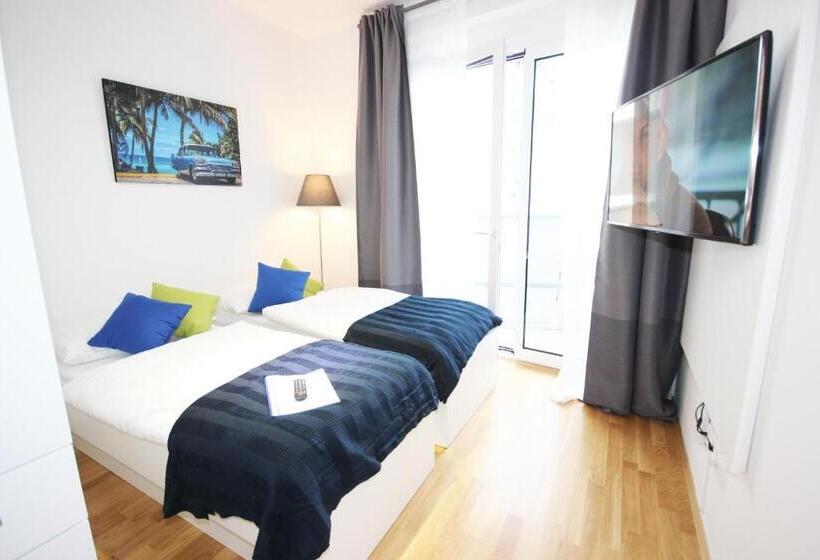 침실 1개 발코니 아파트, Aparthotel My Room   Messe Munich