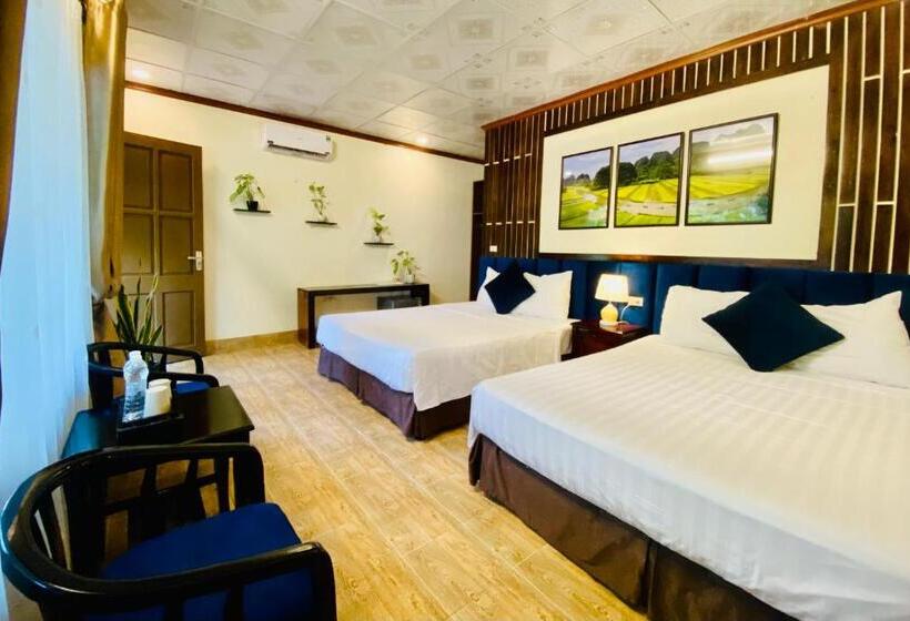اتاق استاندارد با چشم‌انداز استخر, Tam Coc Little River Bungalow