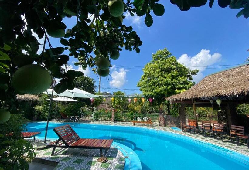 اتاق استاندارد با چشم‌انداز استخر, Tam Coc Little River Bungalow