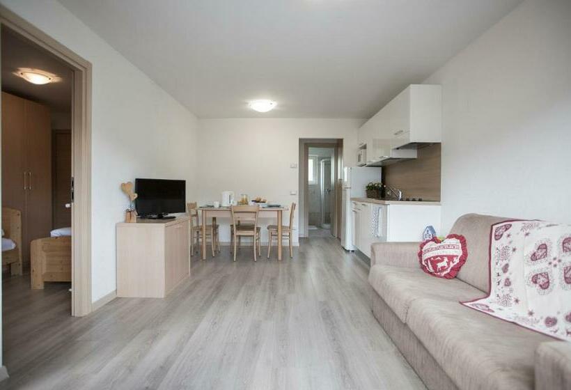 Апартаменты 2 Спальни, Residence Des Alpes