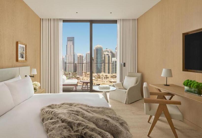 اتاق دلوکس با تخت کینگ و چشم‌انداز, The Dubai Edition