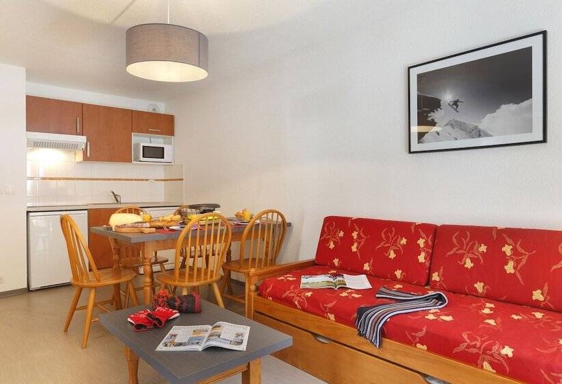 Апартаменты 1 Спальня, Residence Nemea Les Grands Ax
