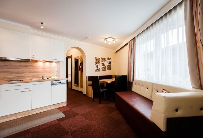 Apartamento Familiar 2 Quartos, Aparthotel Dorfplatzl Garni