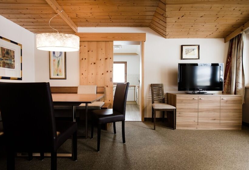 Apartamento Superior 3 Quartos, Aparthotel Dorfplatzl Garni