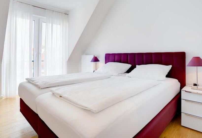 Апартаменты 2 Спальни с Балконом, Elisabeth Hotel Garni