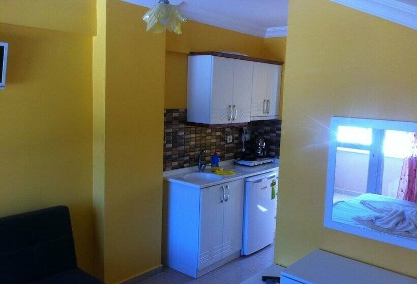 Люкс Семейный 2 Спальни, Kerpe Didem Apart Otel
