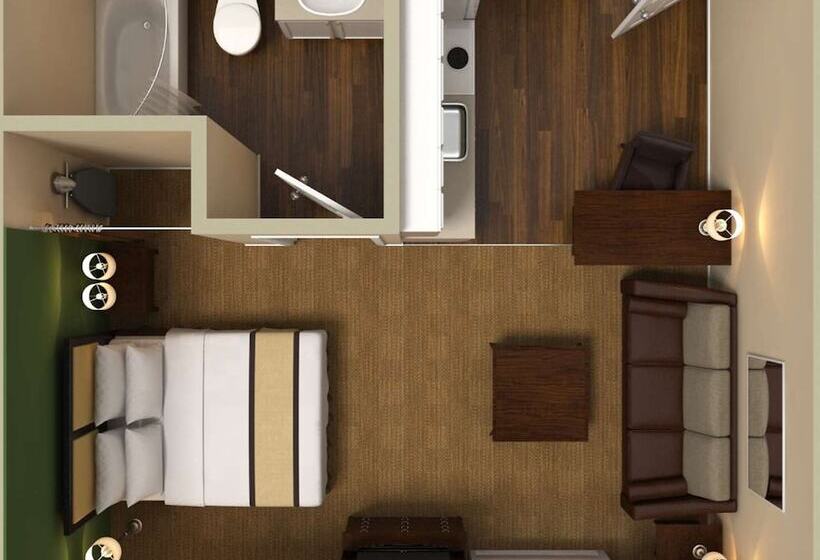 Студия Deluxe, Extended Stay America Suites  Boston  Westborough  Computer Dr