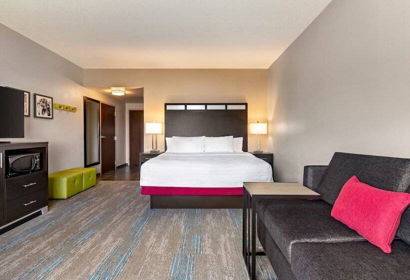 带大床的标准间, Hampton Inn & Suites York South