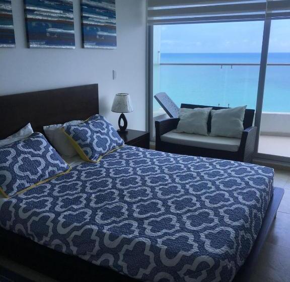 Апартаменты 2 Спальни, Grand Diamond Beach Lujoso Departamento Frente Al Mar
