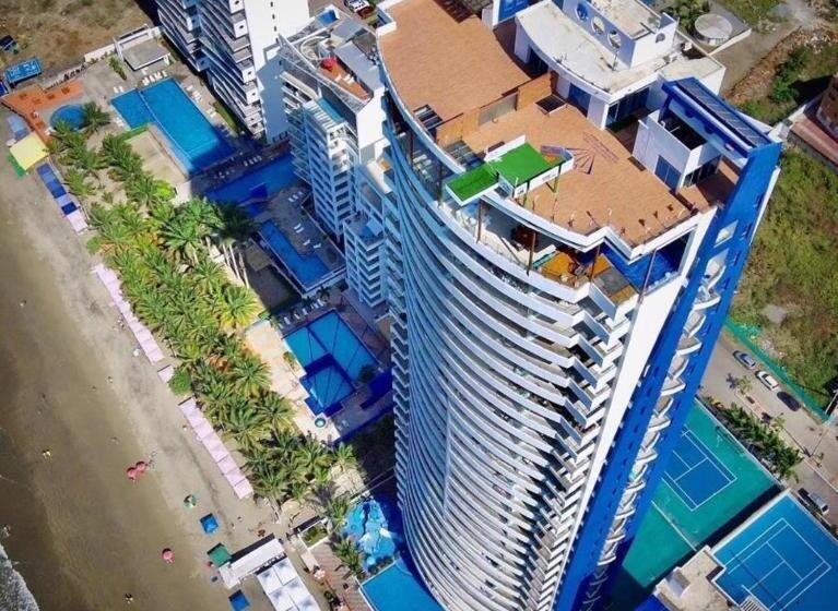Апартаменты 2 Спальни, Grand Diamond Beach Lujoso Departamento Frente Al Mar