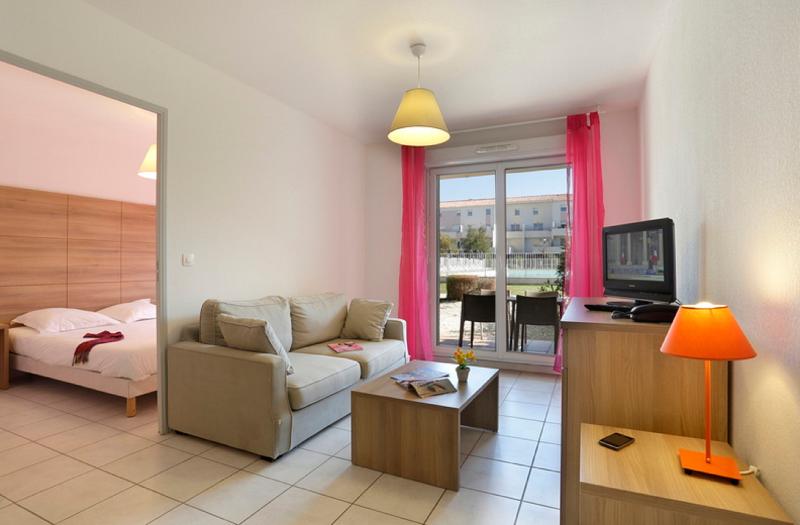 Апартаменты 1 Спальня Вид на Бассейн, Vacanceole  Residence Cap Camargue