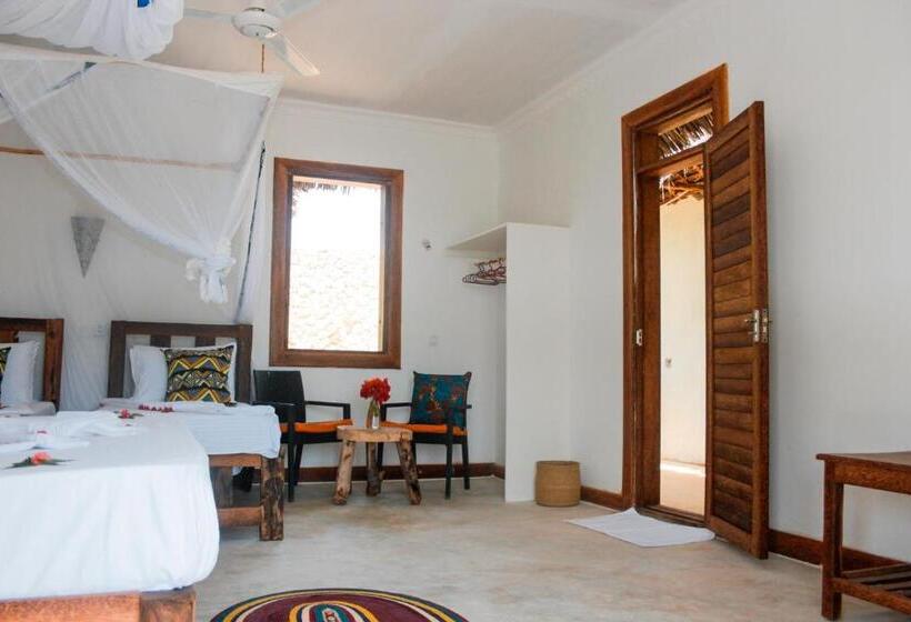 패밀리 룸 가든 전망, Kusini Beach Bungalows