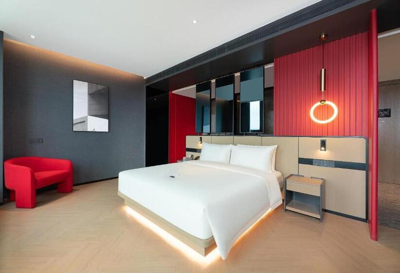 اتاق لوکس با تخت بزرگ, Atour S Hotel Lanzhou Convertion Exhibition Center