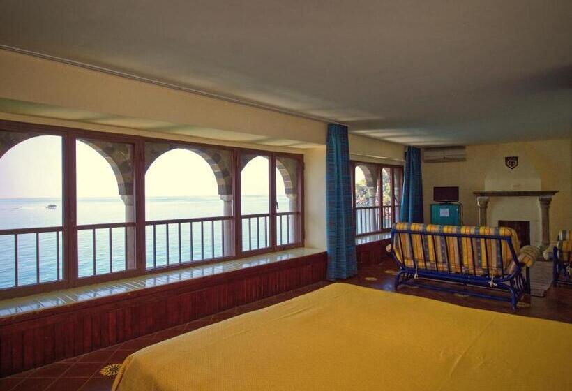 اتاق لوکس با چشم‌انداز دریا, Villa Scarpariello Relais