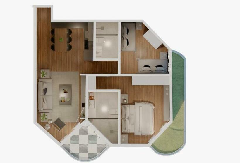 Escritório Estándar, Apartamento Top Praiabrava