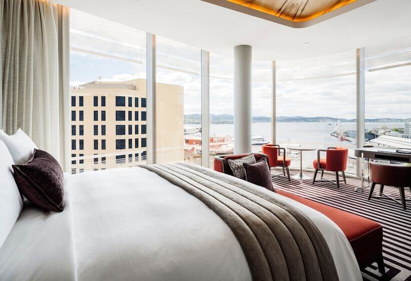 전망 스탠다드 룸 더블 침대, The Tasman, A Luxury Collection Hotel, Hobart