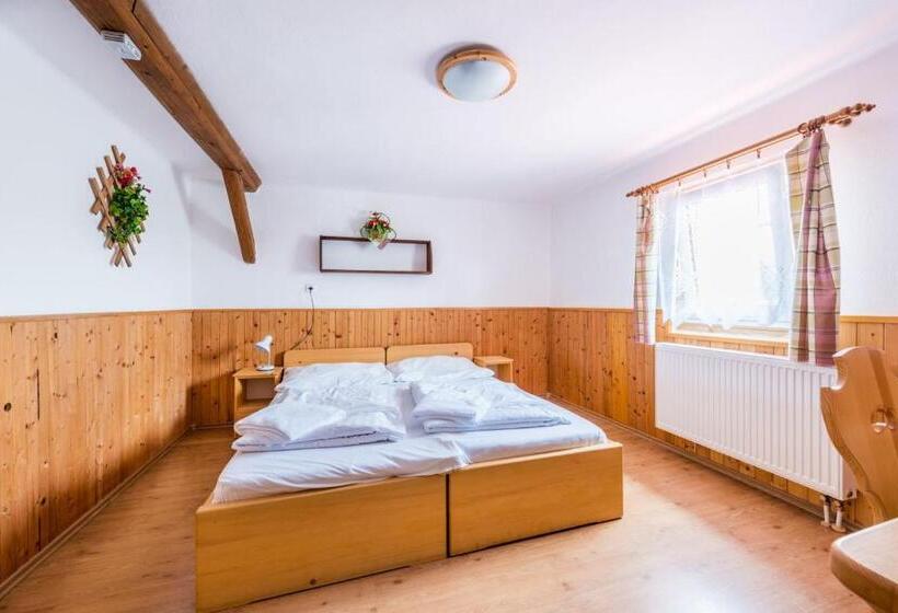 带观景的标准间, Penzion černý Vlk