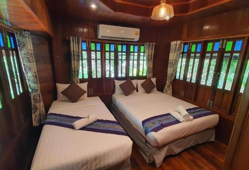 ファミリールーム, บ้านสวนในฝัน ตลาดน้ำท่าคา