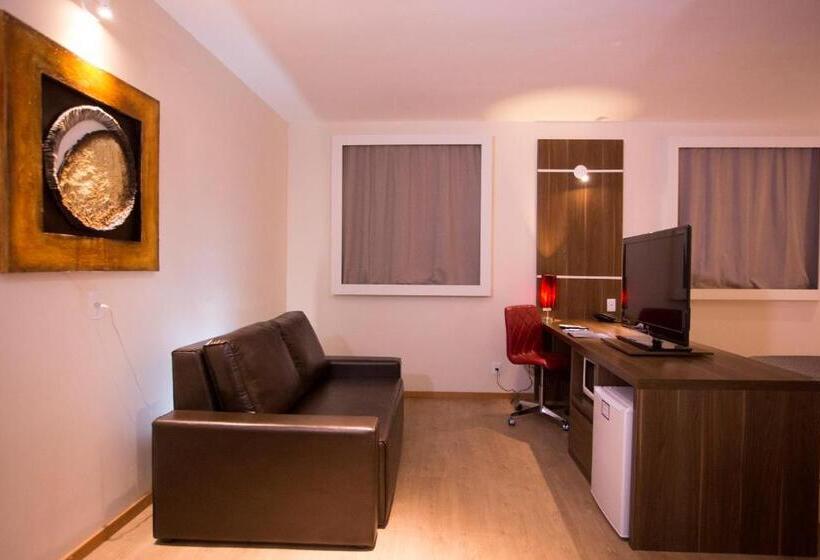 침실 1개 디럭스 아파트, Druds Hotel Hortolândia