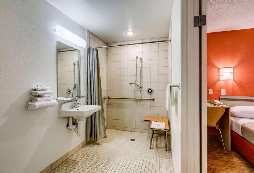 장애인을 위한 스탠다드 룸, Motel 6wheat Ridge, Co  West  Denver North