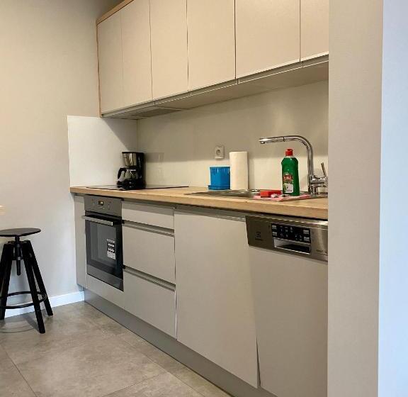 Апартаменты Deluxe 1 Спальня, Apartamenty Bałtyckie   Wczasowa   Osiedle Zamknięte, Winda, Miejsce Parkingowe