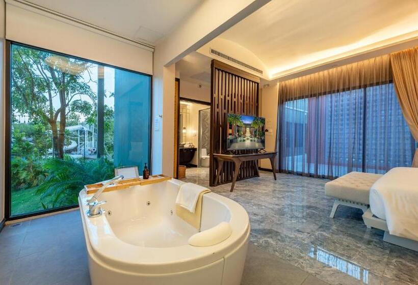 스탠다드 룸 킹사이즈 침대, Phukalini Luxury Pool Villa & Onsen Sha Plus Certified