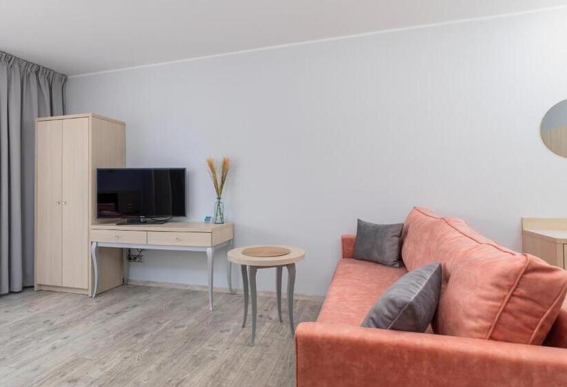 Студио Стандарт с Террасой, Seaside Apartamenty Dominikana I Sianożęty Basen&jakuzzi&parking