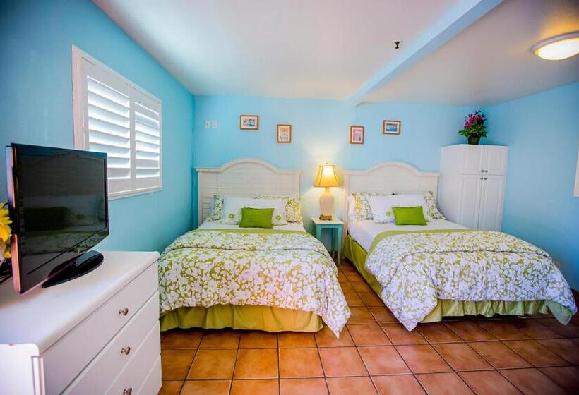 Номер Стандарт 2 Двуспальные Кровати, Leucadia Beach Inn