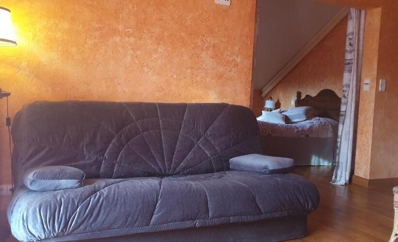 Номер Стандарт Внутренний, La Mouche Villa Chambre Familiale Piscine