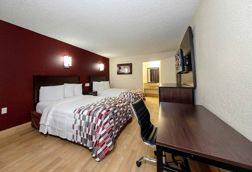 Номер Стандарт 2 Двуспальные Кровати, Red Roof Inn New Orleans  Westbank