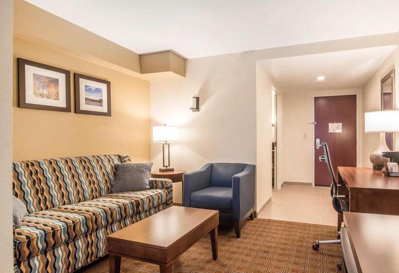 带大床的套房, Comfort Inn & Suites Brattleboro I 91