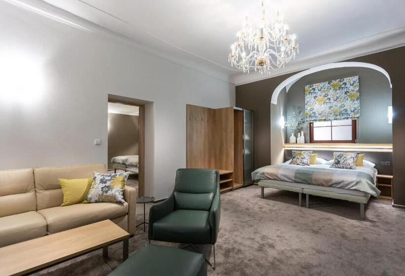 带1个卧室的高级公寓, Wine Wellness Hotel Amande Hustopeče