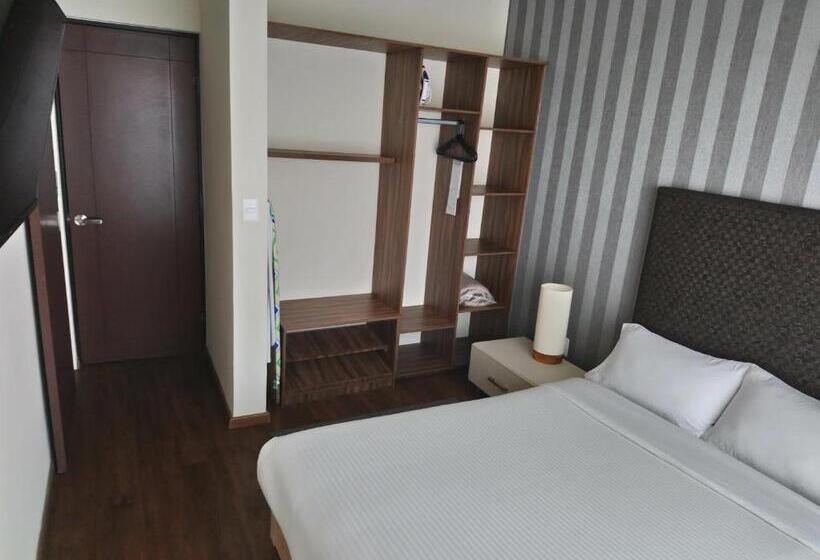 اتاق استاندارد با 2 تخت دوبل, Redwood Villas Zona Industrial San Luis Potosi