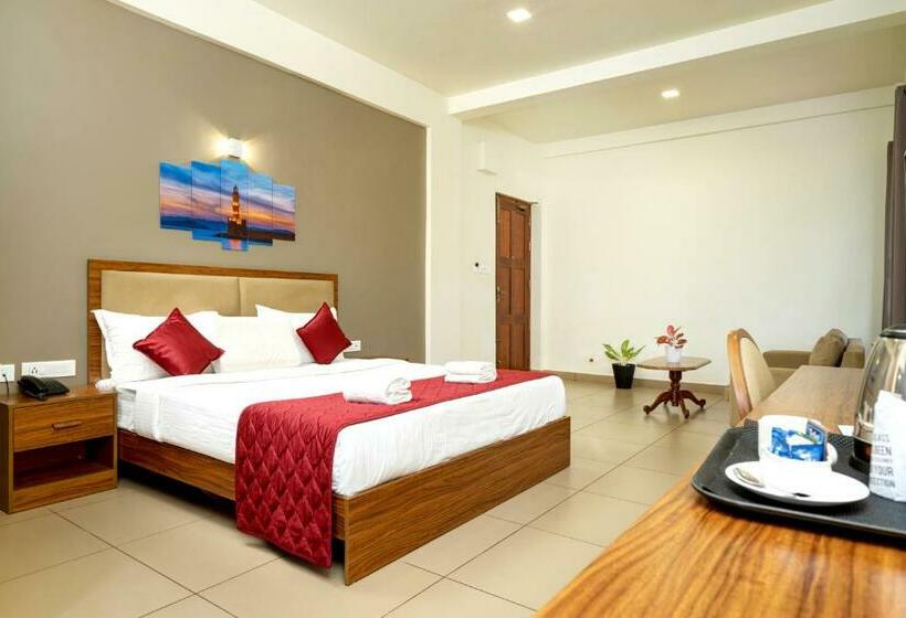 디럭스 룸 킹사이즈 침대, Fern Tree Resort
