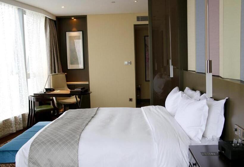도시전망 디럭스룸 킹침대, Sofitel Lianyungang Suning