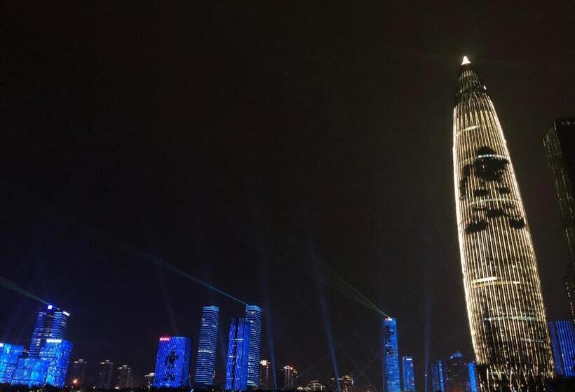 디럭스 테마 룸, Wesu Light Luxury Apartment Shenzhen Nanshan Science Park Branch