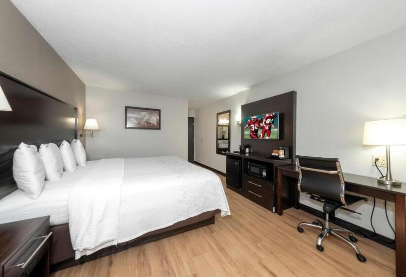 带大床的高级房间, Red Roof Inn Plus+ Huntsville