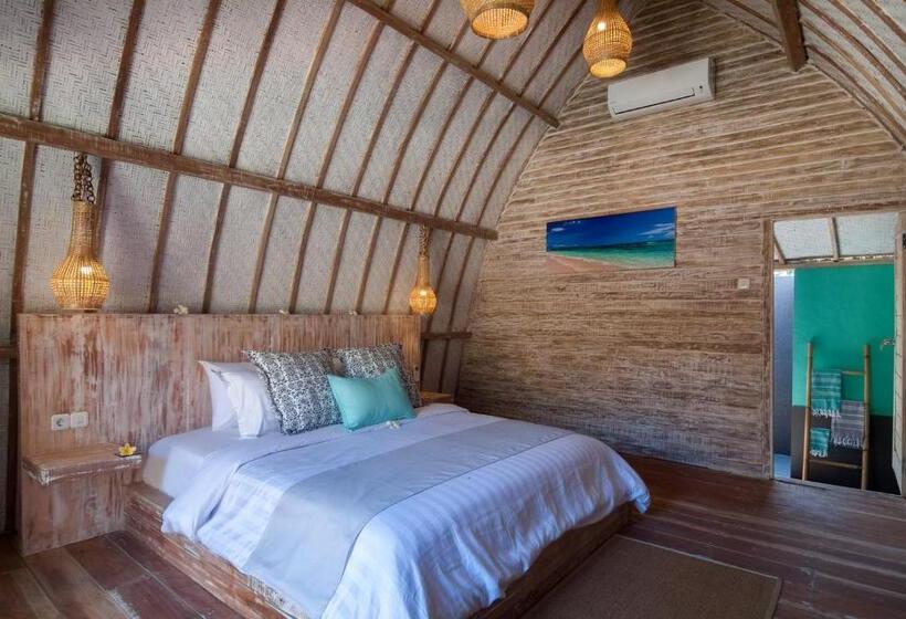 Бунгало Deluxe, Les Villas Ottalia  Yoga And Diving, Gili Meno