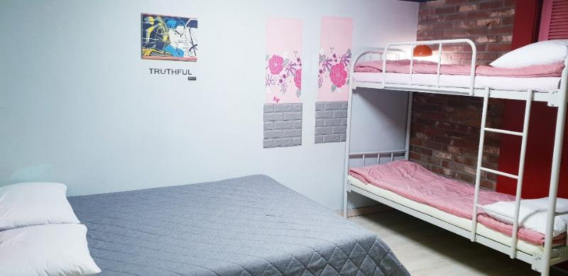 اتاق استاندارد سه نفره, Oppa Hostel Sinchon Hongdae