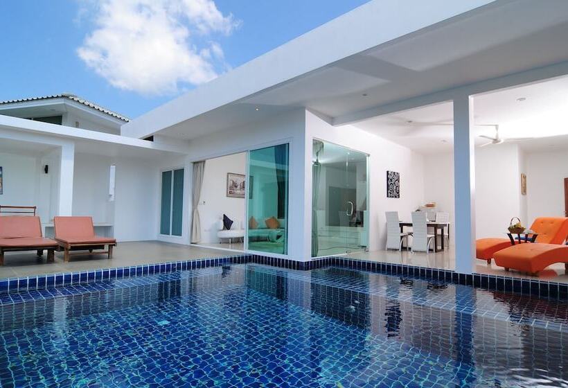 침실 4개 빌라, Grand Bleu Ocean View Pool Suite