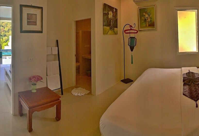 침실 4개 빌라, Grand Bleu Ocean View Pool Suite