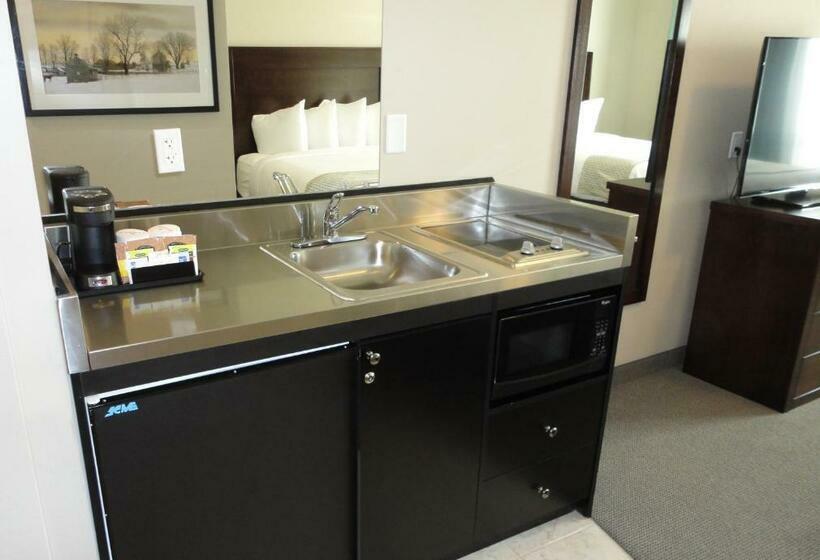 장애인을 위한 킹사이즈 침대 스탠다드 룸, Ramada By Wyndham Emerald Park/regina East