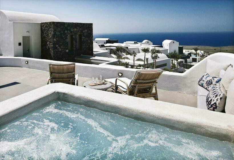 سوئیت با چشم‌انداز دریا و هیدروماساژ, Santo Pure Oia Suites & Villas