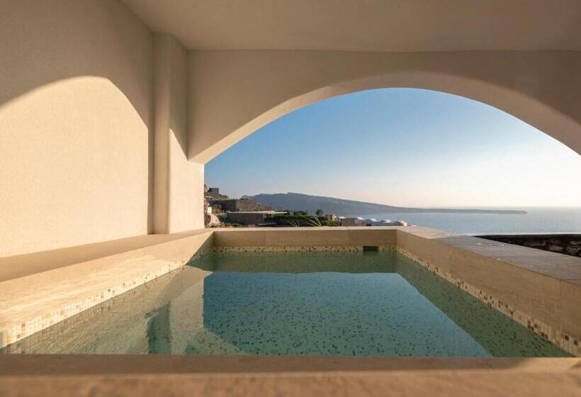 سوییت جونیور با چشم‌انداز دریا, Santo Pure Oia Suites & Villas
