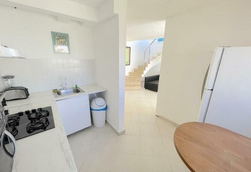 ویلای 1 خوابه با چشم‌انداز دریا, Oceanfront & Garden View Villas Hotel Wifi Bbq Parking Los Corales Beach Club & Spa